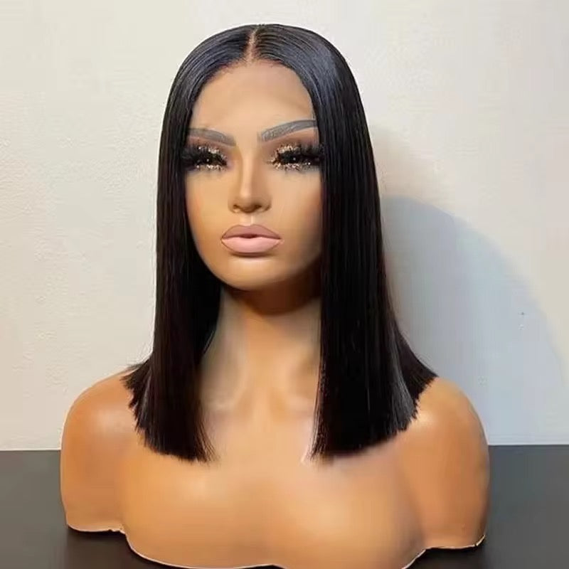 Raw Vietnamese bone straight bob wig 200g luxury donor hair