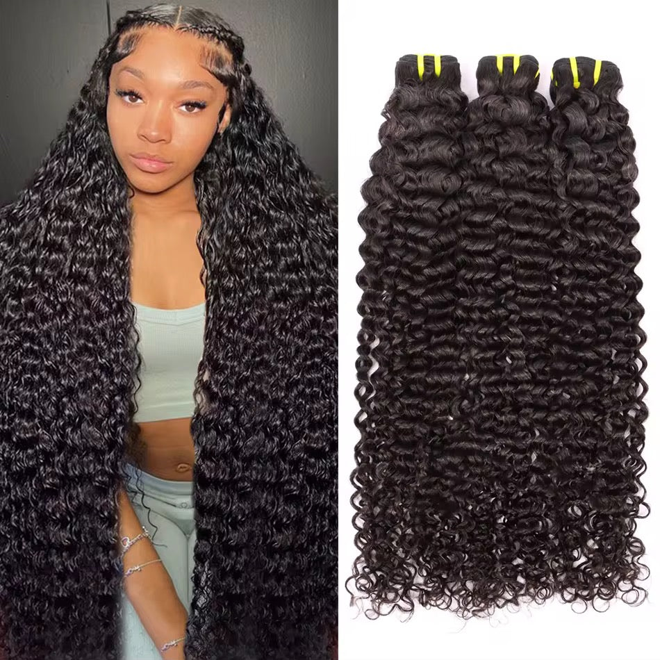 Raw Burmese curly bundles SDD- Natural colour