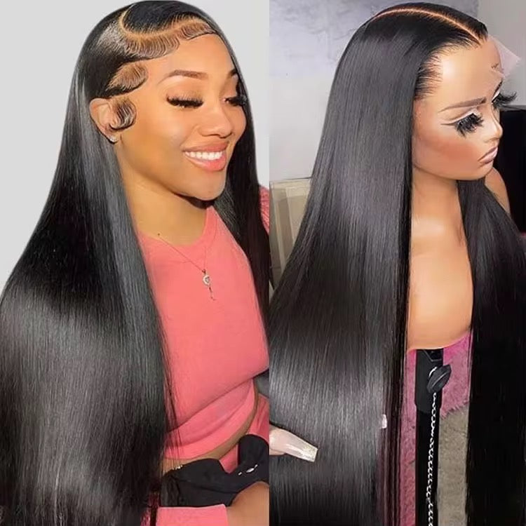 Raw Vietnamese Hair, pre plucked 100% donor hair bone Straight, Natural colour Wig