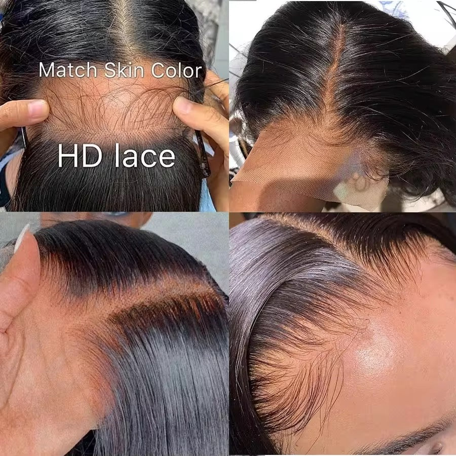 Raw Vietnamese Hair, pre plucked 100% donor hair bone Straight, Natural colour Wig