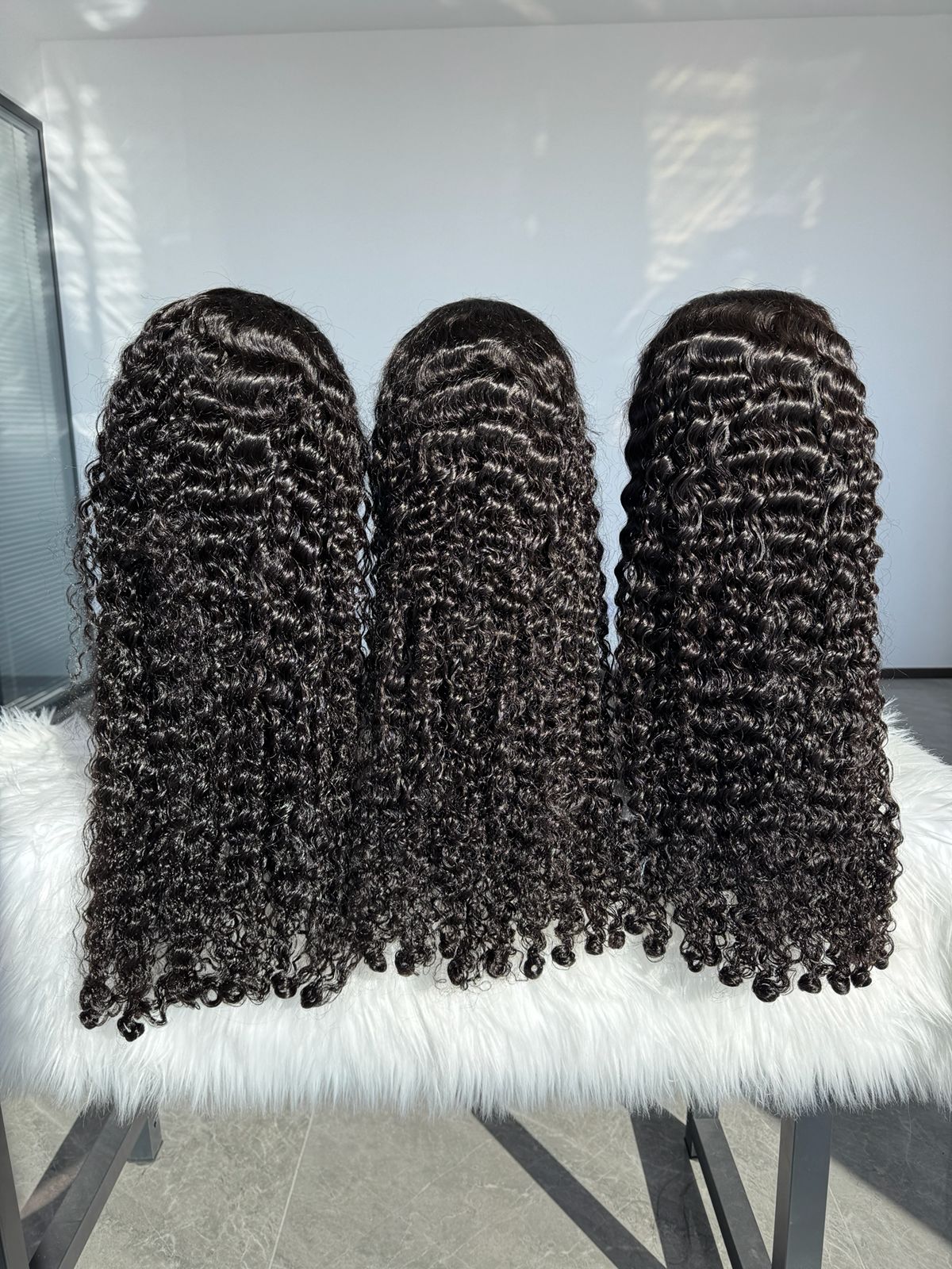 CurlyViva - Luxury raw Burmese curly hair HD lace glueless wig