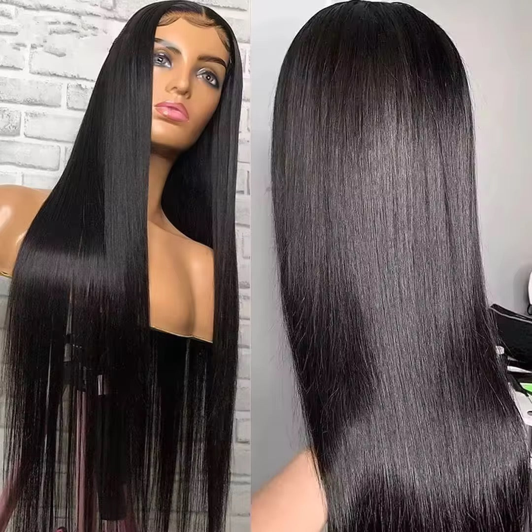 Raw Vietnamese Hair, pre plucked 100% donor hair bone Straight, Natural colour Wig