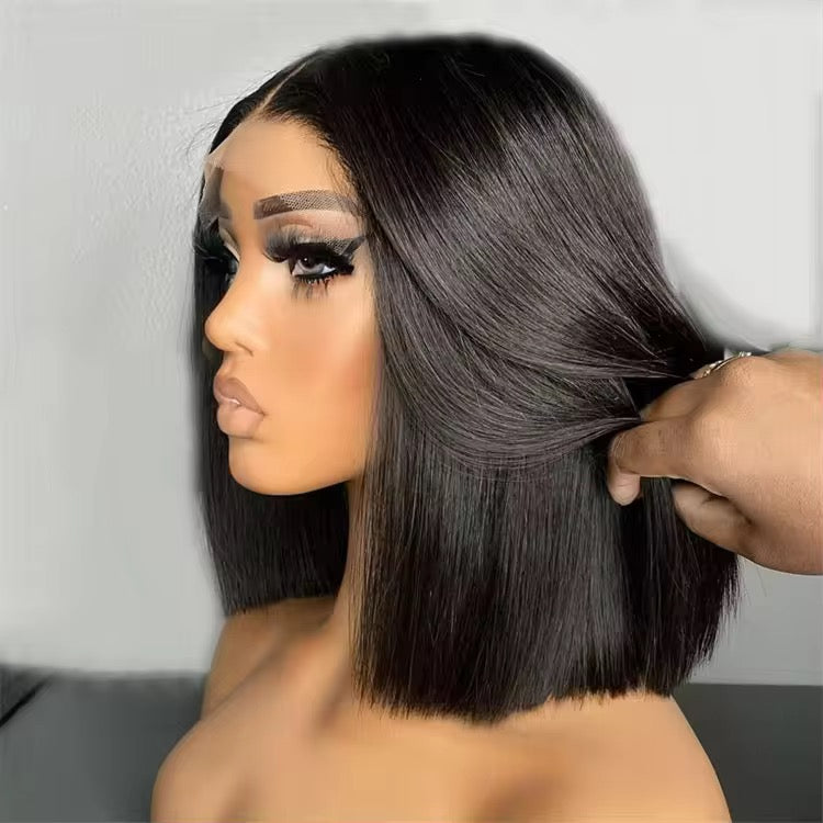 Raw Vietnamese bone straight bob wig 200g luxury donor hair