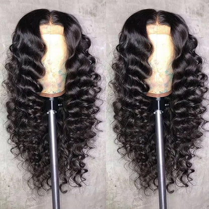 HD Lace Luxury virgin hair, Loose Wave Wig