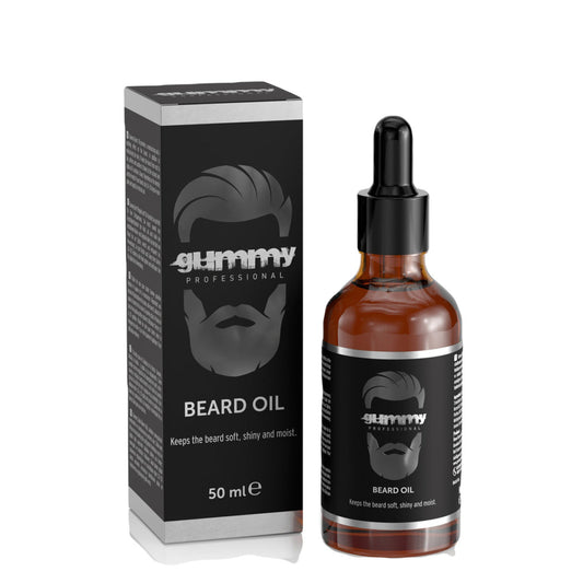 Gummy Professional Beard and Moustache Oil,Contains Argan Oil, Almond Oil, Jojoba Oil and Coconut Oil 