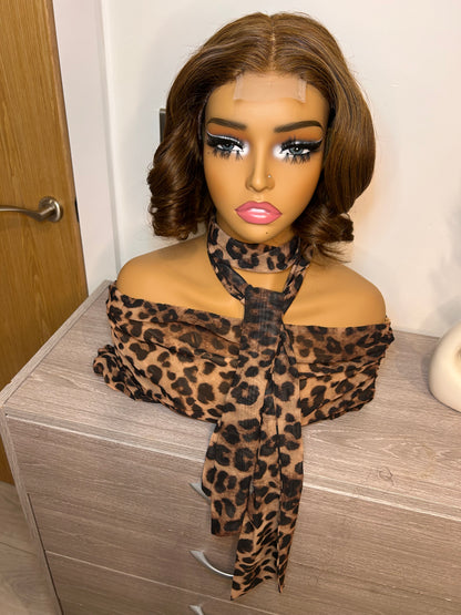 CurlyViva luxury bouncy wig, 100% glueless virgin human hair, 200% density