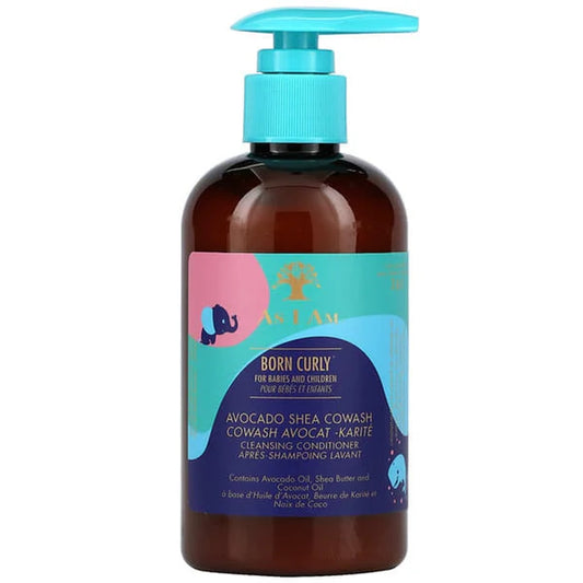 Born curly avocado shea cowash