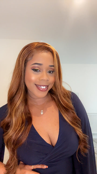 CurlyViva Raw body wave wig 100% donor hair HD lace 210% density