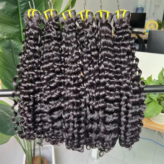 Raw Burmese curly bundles SDD- Natural colour