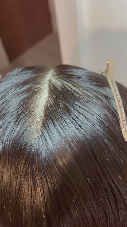 CurlyViva Human Hair HD Lace Front Straight Wig 200% density