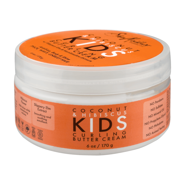 Coconut & Hibiscus Kids Curling butter cream