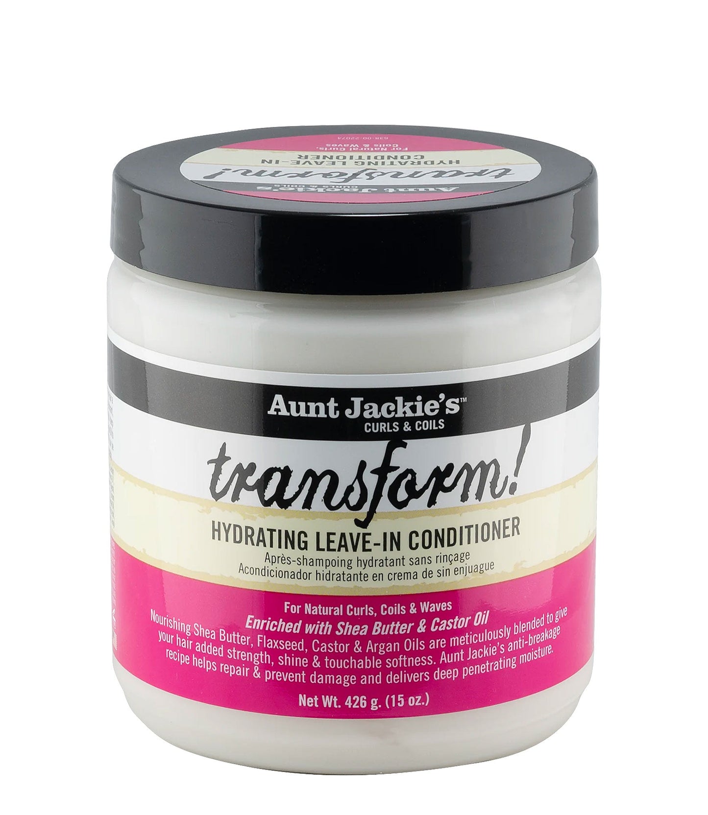 Aunt Jackie's Transform hydrating leave-in conditioner